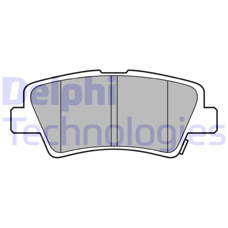 Placute frana # Hyundai Kona 2018 2019 2020 2021 2022 2023 2024 2025 # LP3587 # DELPHI