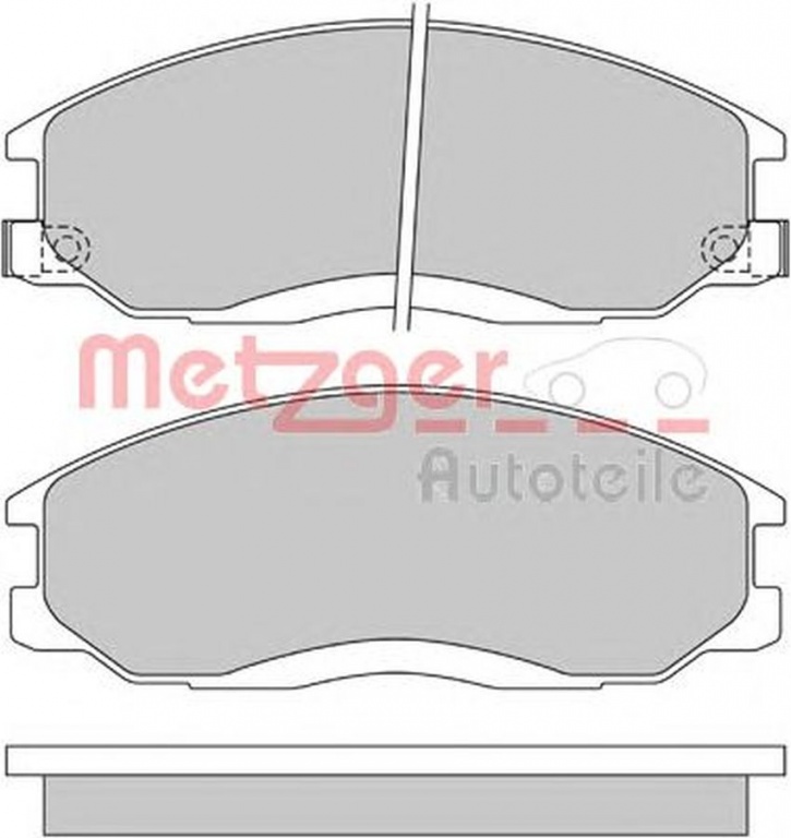 Placute frana HYUNDAI SANTA F I SM METZGER 1170402