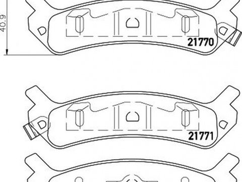 Placute frana HYUNDAI SONATA III Y-3 TEXTAR 2177001