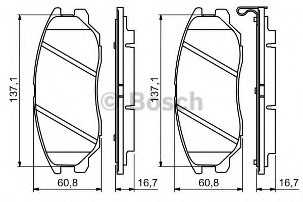 Placute frana HYUNDAI TERRACAN (HP) (2001 - 2006) 