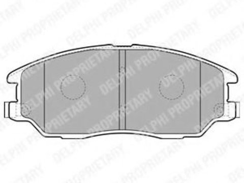 Placute frana HYUNDAI XG (XG) (1998 - 2005) DELPHI LP1857