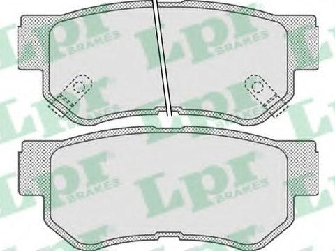 Placute frana HYUNDAI XG (XG) (1998 - 2005) LPR 05P848