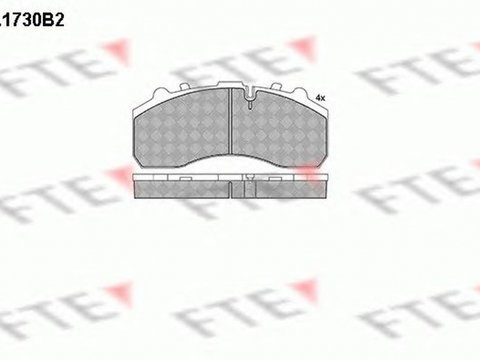 Placute frana IVECO EuroStar FTE BL1730B2