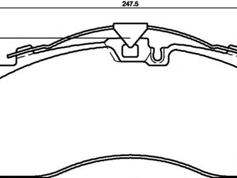 Placute frana IVECO Trakker (2004 - 2016) Textar 2927801