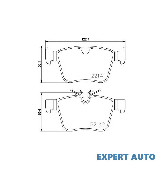 Placute frana Jaguar XE (2015-2016)[X760] #2 2214101