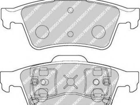 Placute frana JAGUAR XK cupe (QQ6_, _J43_) (2006 - 2014) FERODO FDB1540