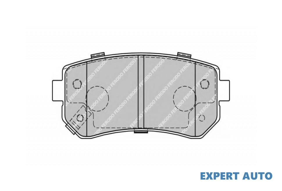 Placute frana Kia RIO II limuzina (JB) 2005-2016 #8 0986494140