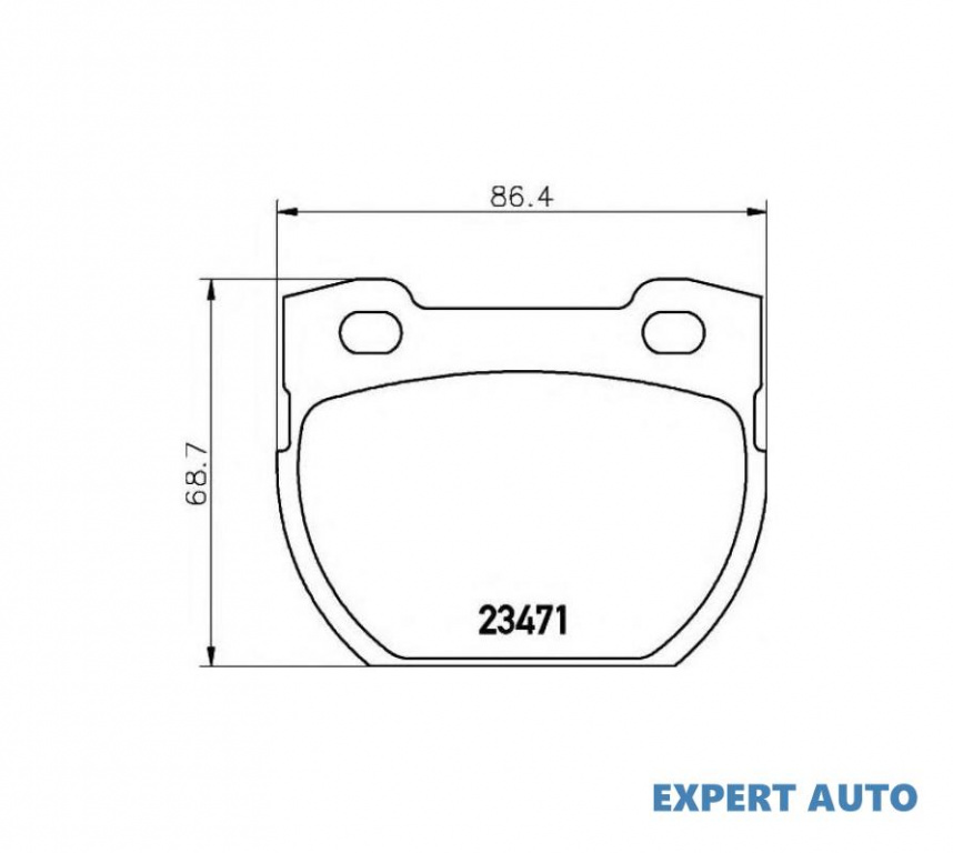 Placute frana Land Rover DEFENDER Station Wagon (LD) 1990-2016 #2 058400