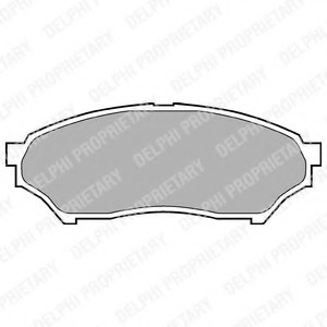 Placute frana LP1448 DELPHI pentru Mitsubishi Io Mitsubishi Montero Mitsubishi Pajero Mitsubishi Shogun