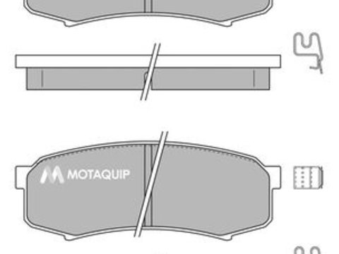 Placute frana LVXL131 MOTAQUIP pentru Mitsubishi Montero Mitsubishi Pajero Mitsubishi Pajeroshogun Mitsubishi Shogun