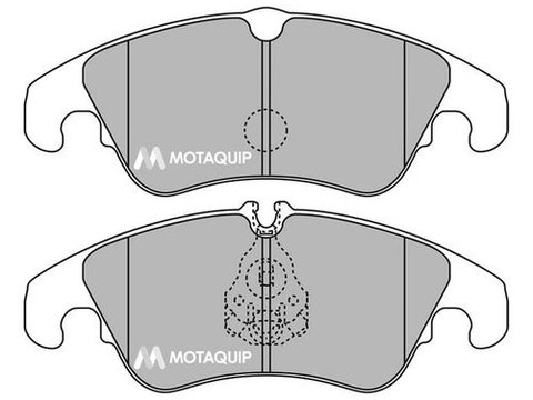 Placute frana LVXL1401 MOTAQUIP pentru Audi A6 Audi Q5 Audi A5 Audi A4 Audi A7