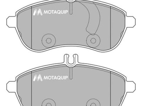 Placute frana LVXL1423 MOTAQUIP pentru Mercedes-benz C-class Mercedes-benz E-class