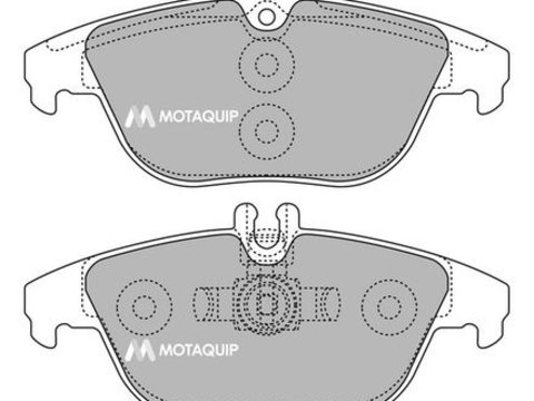 Placute frana LVXL1425 MOTAQUIP pentru Mercedes-benz C-class Mercedes-benz E-class Mercedes-benz Glk-class