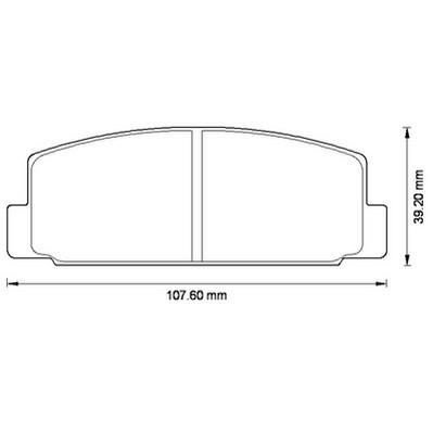 Placute frana Mazda 323 F 6 (Bj), 6 (Gg), 6 (Gh), 