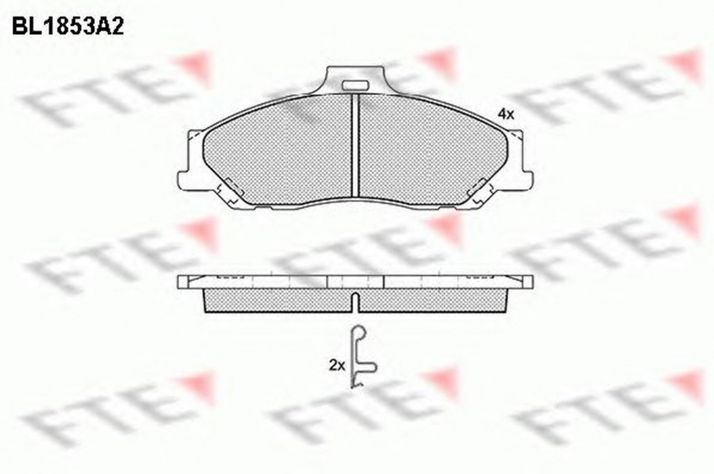 Placute frana MAZDA BT-50 CD UN FTE BL1853A2