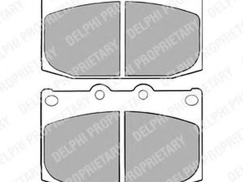 Placute frana MAZDA RX 7 III FD DELPHI LP1060