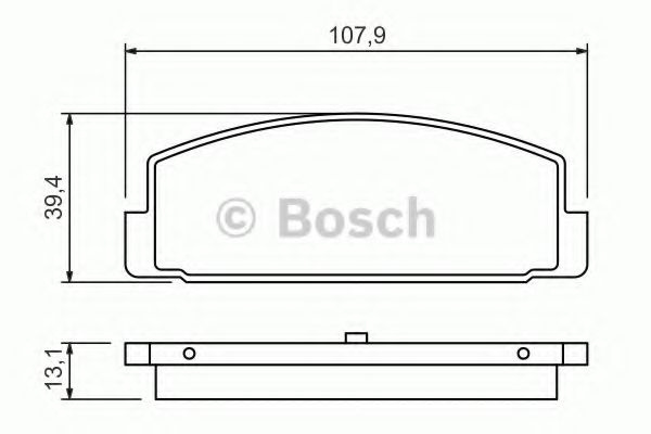 Placute frana MAZDA RX 7 Mk II (FC) (1985 - 1991) Bosch 0 986 424 295