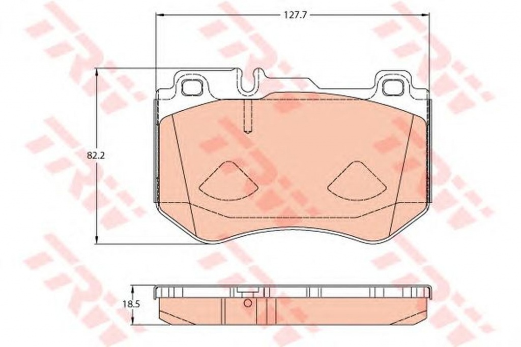 Placute frana MERCEDES-BENZ C-CLASS cupe C205 TRW GDB2078