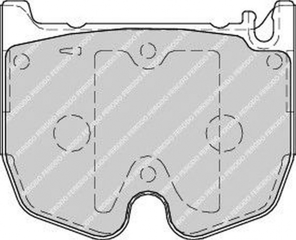 Placute frana MERCEDES-BENZ E-CLASS T-Model S211 FERODO FDB1810