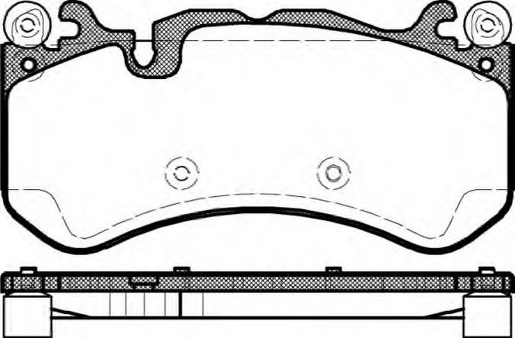 Placute frana MERCEDES-BENZ E-CLASS T-Model S212 ROADHOUSE 21300