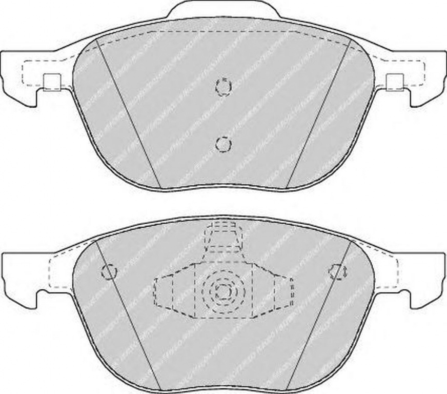 Placute frana MERCEDES-BENZ S-CLASS W221 FERODO FDB1594