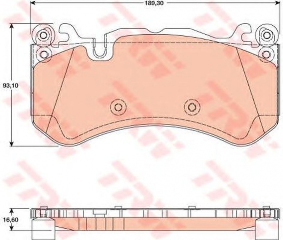 Placute frana MERCEDES-BENZ S-CLASS W222 V222 X222