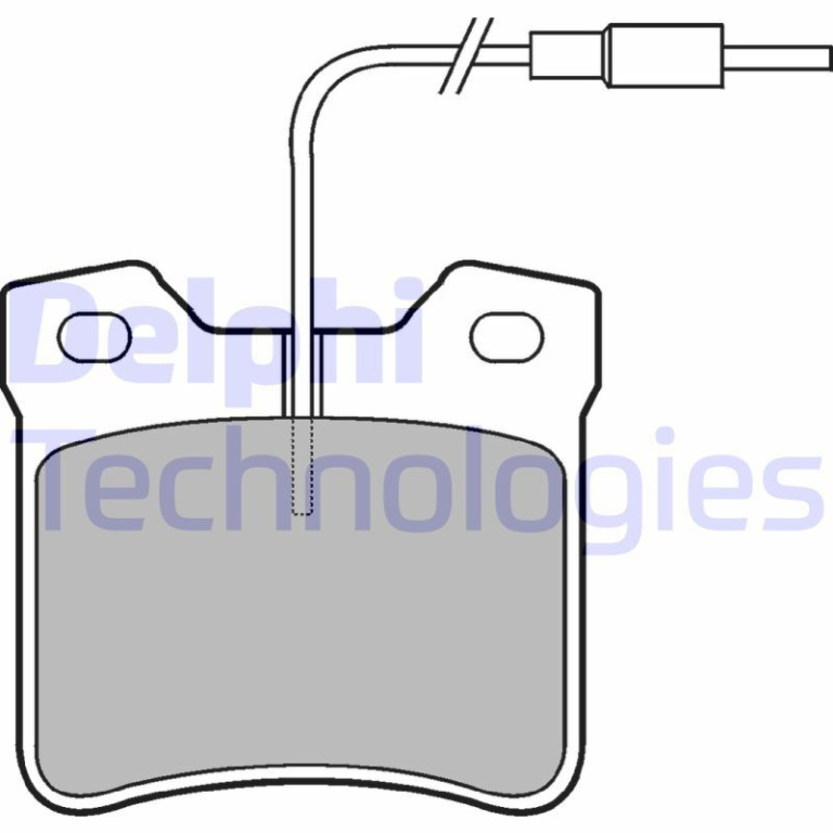 Placute frana # Mercedes-benz Sprinter 1995 1996 1997 1998 1999 2000 2001 2002 2003 2004 2005 2006 # LP667 # DELPHI