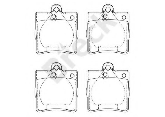 Placute frana MERCEDES C-CLASS Break (S202) (1996 - 2001) Break 21919 00 702 00