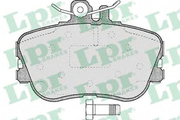 Placute frana MERCEDES C-CLASS Break (S202) (1996 - 2001) LPR 05P492
