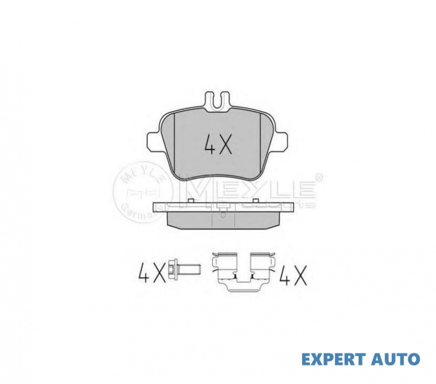 Placute frana Mercedes CLA cupe (C117) 2013-2016 #2 0064202320