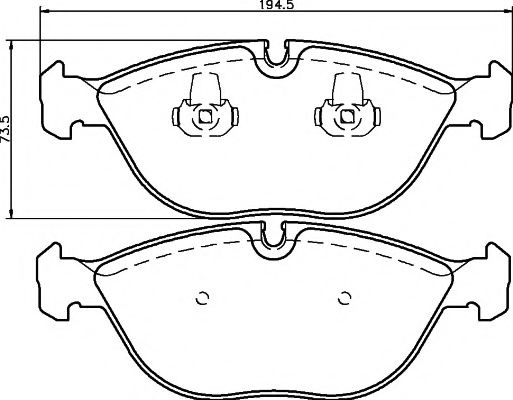 Placute frana MERCEDES S-CLASS (W220) (1998 - 2005) Textar 2148401