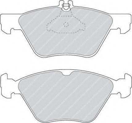 Placute frana MERCEDES SLK (R170) (1996 - 2004) FERODO FDB1050