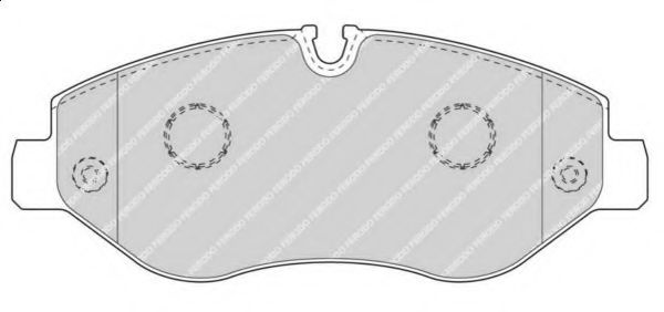 Placute frana MERCEDES VITO bus (W639) (2003 - 201