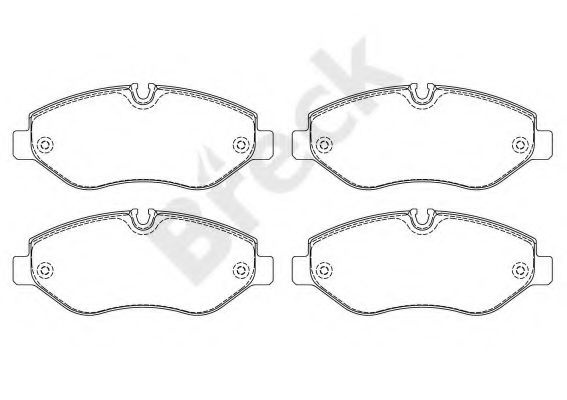 Placute frana MERCEDES VITO Dualiner (W447) (2014 - 2016) Break 29192 00 703 00