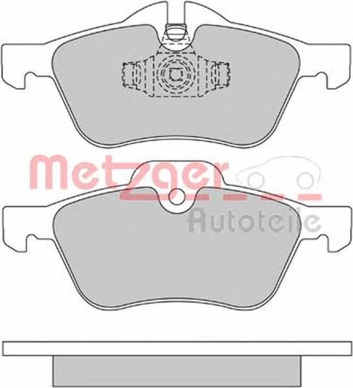 Placute frana MINI MINI R50 R53 METZGER 1170189