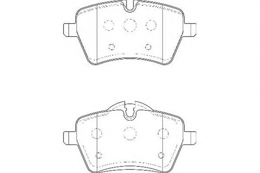 Placute frana MINI MINI R50 R53 WAGNER WBP23984A