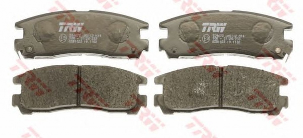 Placute frana MITSUBISHI ECLIPSE II D3 A TRW GDB1023