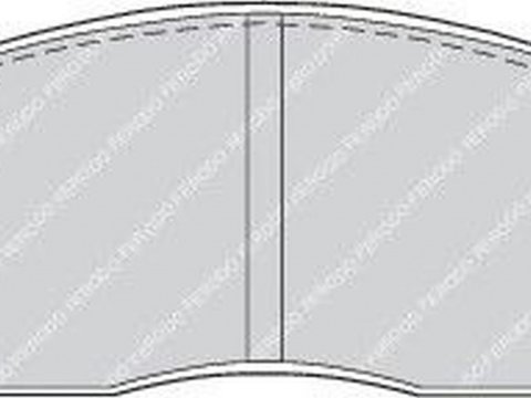 Placute frana MITSUBISHI LANCER IV C6 A C7 A FERODO FDB759