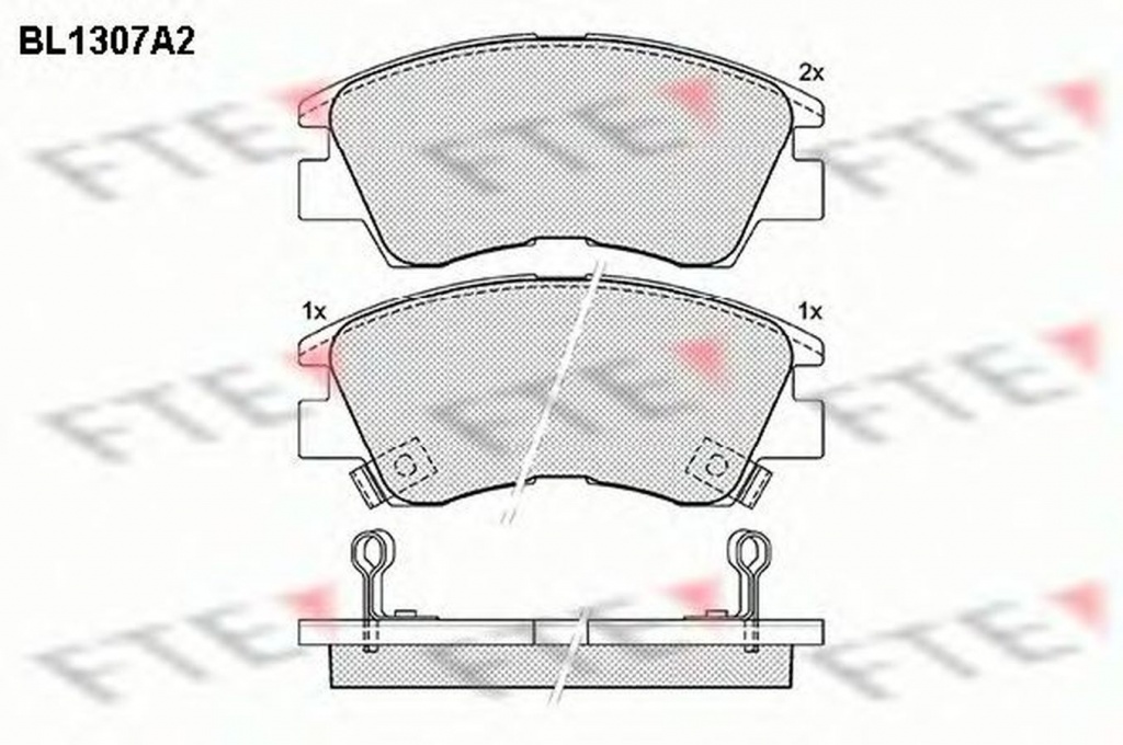 Placute frana MITSUBISHI PAJERO I L04 G L14 G FTE 