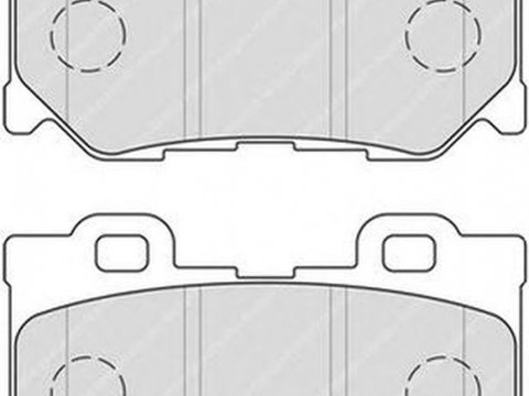 Placute frana NISSAN 370 Z Roadster Z34 FERODO FDB4312