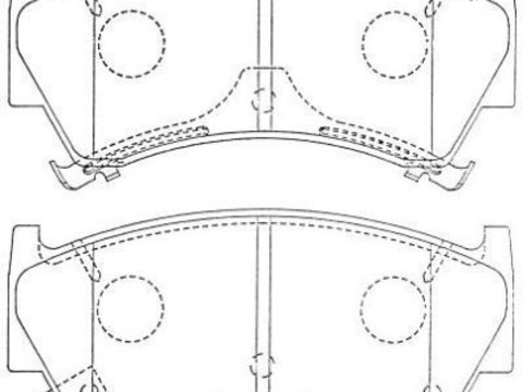 Placute frana Nissan Almera 1 (N15), Suzuki Baleno (Eg) SRLine parte montare : Punte fata