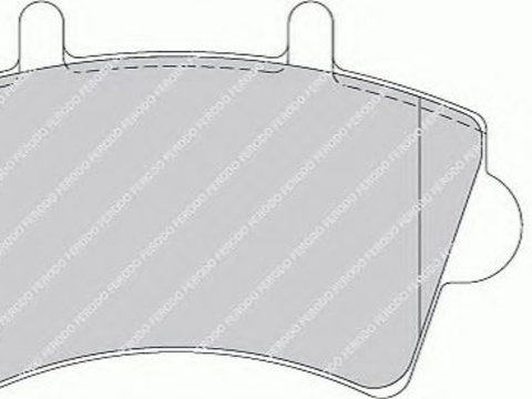 Placute frana NISSAN INTERSTAR caroserie (X70) (2002 - 2016) FERODO FVR1452