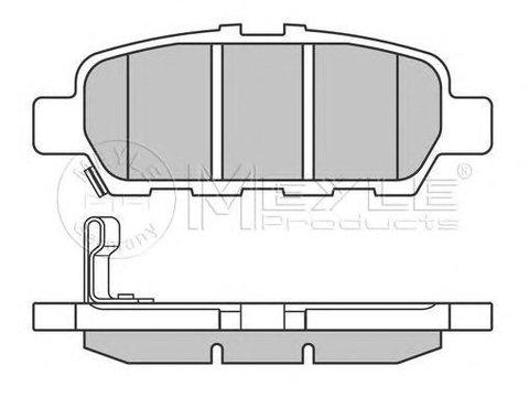 Placute frana NISSAN MURANO Z51 MEYLE 0252487113W