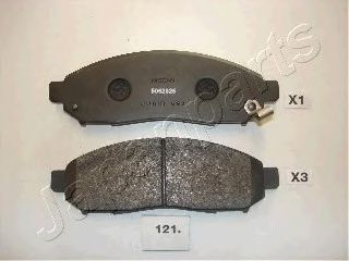 Placute frana NISSAN NAVARA platou / sasiu (D40) (2008 - 2016) JAPANPARTS PA-121AF