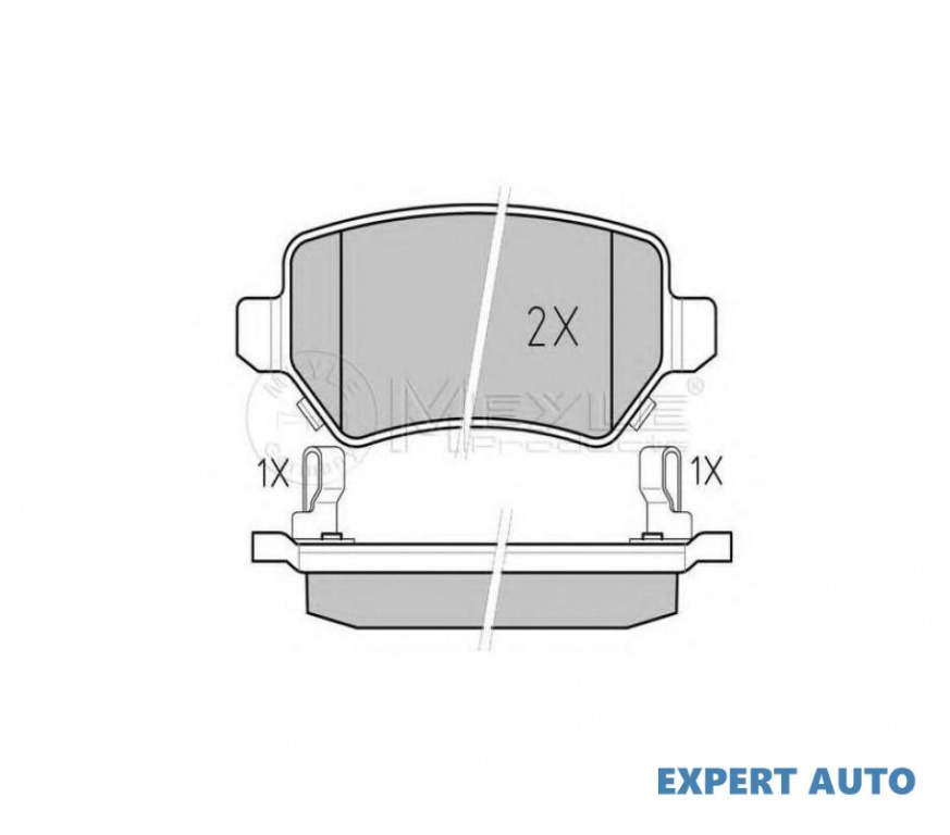 Placute frana Opel ASTRA H (L48) 2004-2016 #2 0252341715