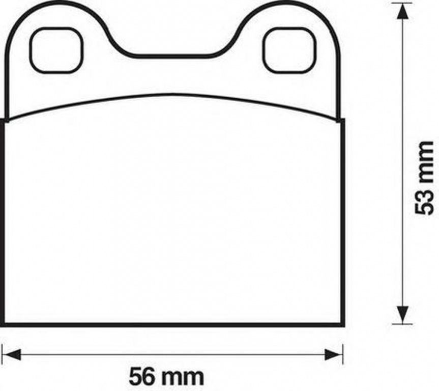Placute frana OPEL CORSA D JURID 571205J