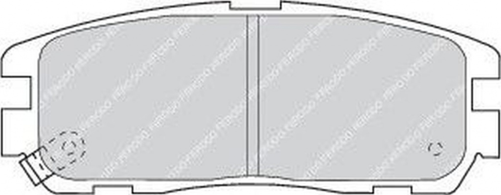 Placute frana OPEL FRONTERA A Sport 5 SUD2 FERODO FDB1017