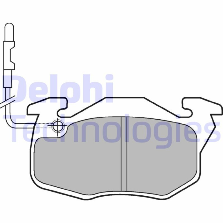 Placute frana # Peugeot 106 1991 1992 1993 1994 1995 1996 # LP490 # DELPHI