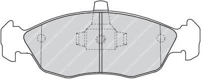 Placute frana PEUGEOT 106   (1A, 1C) (1991 - 1996) FERODO FDB1168
