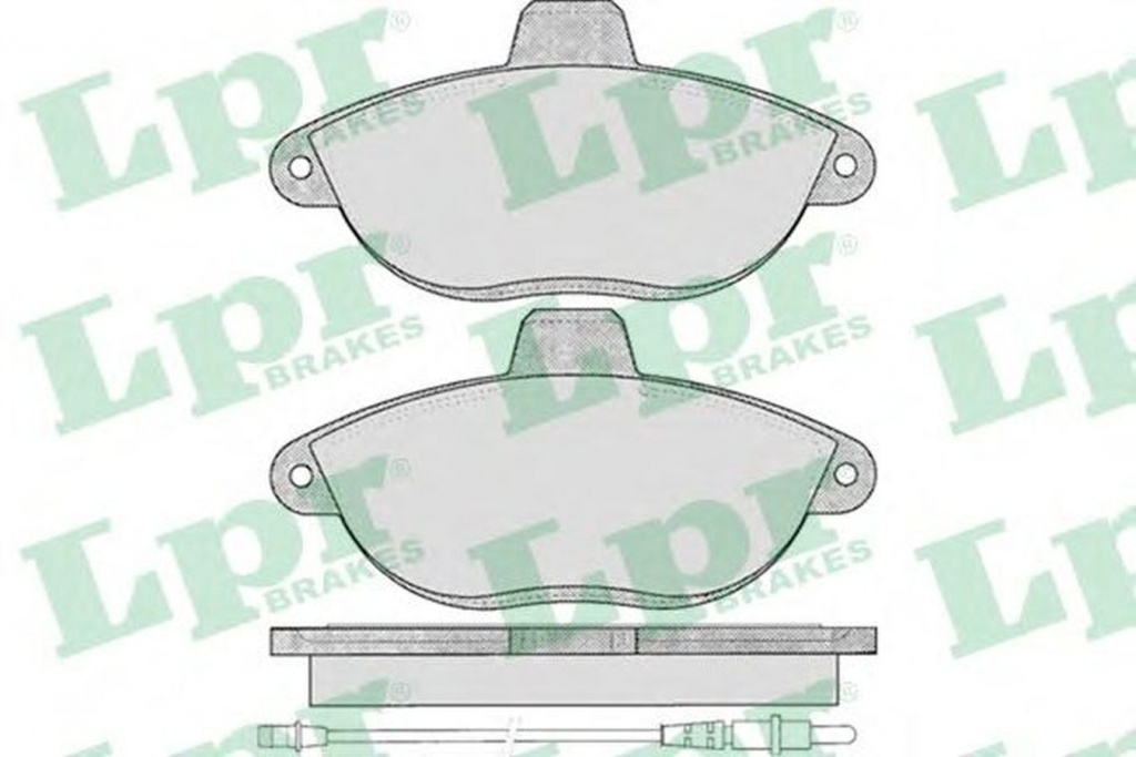 Placute frana PEUGEOT EXPERT 224 LPR 05P346